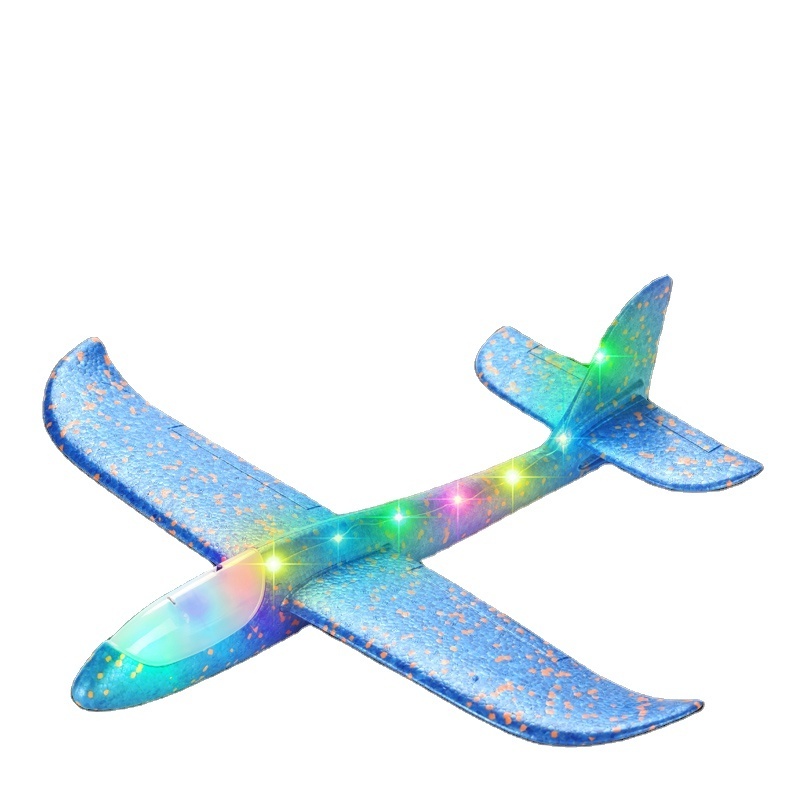 Throwing Glinder Aircraft Led Light Toys Kids Led Light Flying Toy For Outdoor Plane Model Toy