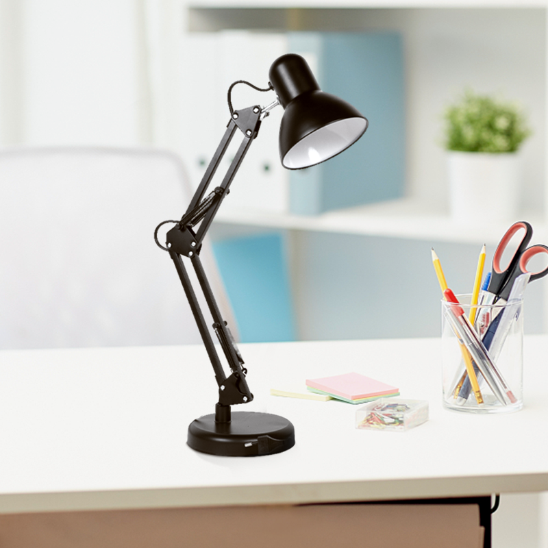 Evermore Modern Flexible Study computer Lights Reading Light Long Swing Arm Led Home Decor Table Lamp