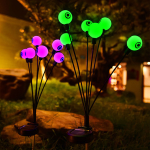 Wholesale price new solar lawn pathway decoration led Halloween lights Outdoor garden ground waterproof camping light