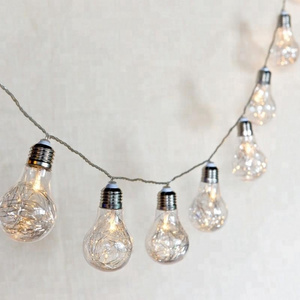 Evermore Battery Operated Edison Bulb Led String Light Chain for Outdoor