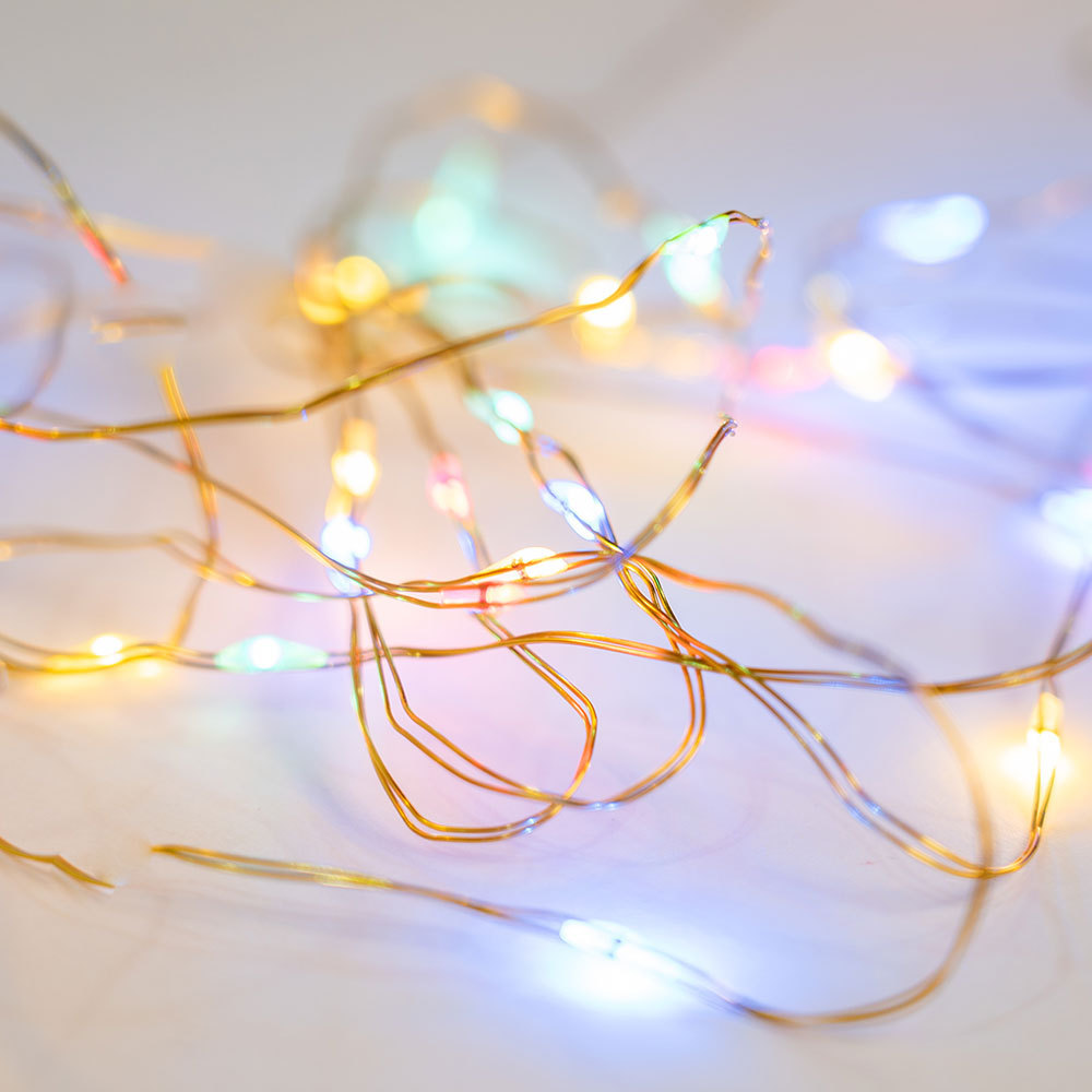 Waterproof Remote Control Fairy Lights Battery Operated String Copper Wire LED string light