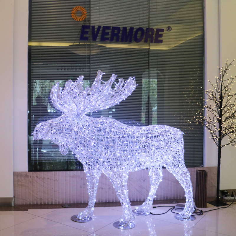 3d large led christmas gift box/polar bear/umbrella/reindeer/wing decoration led motif lights for street