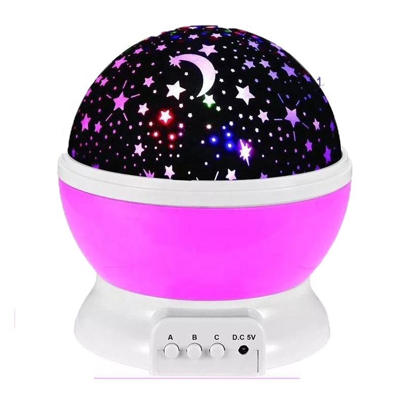 Creative sky Projection light Smart home LED night light can be rotated 360 Degrees