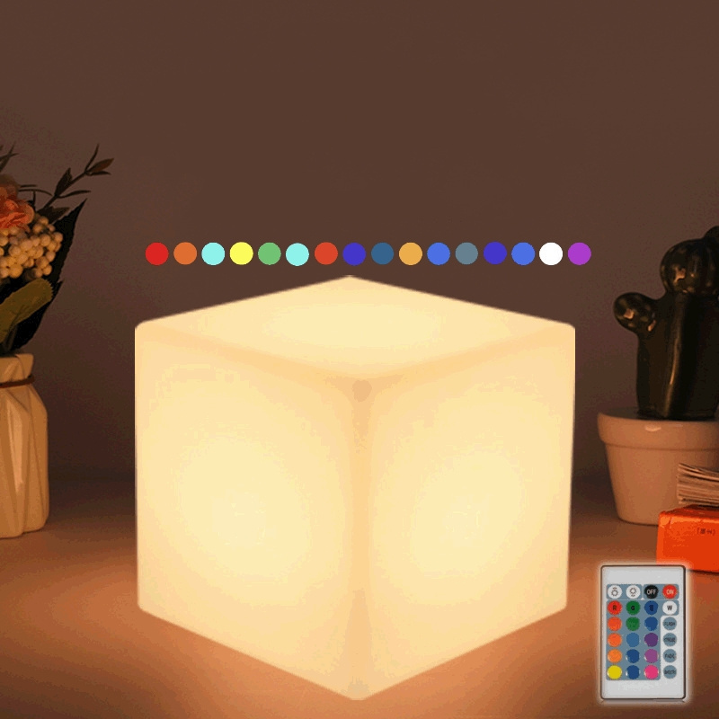 Remote Control  Wireless  RGB Portable Customize  Battery Operated  Restaurant Bar Table Night Lamp