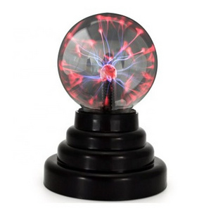 Novelty Magic Plasma Ball LED Light 3 Inch Christmas Gift Glass electrostatic ion ball Lamp Table decorative Night Lights