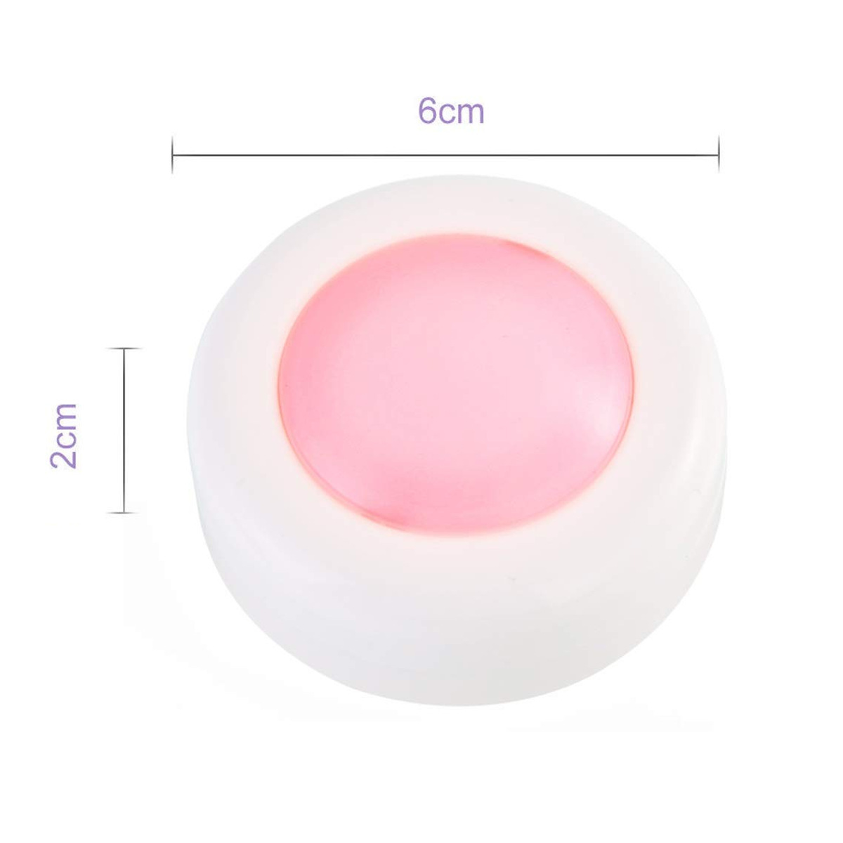 Mini Battery Operated Remote Controller RGB LED Ceiling Puck Light