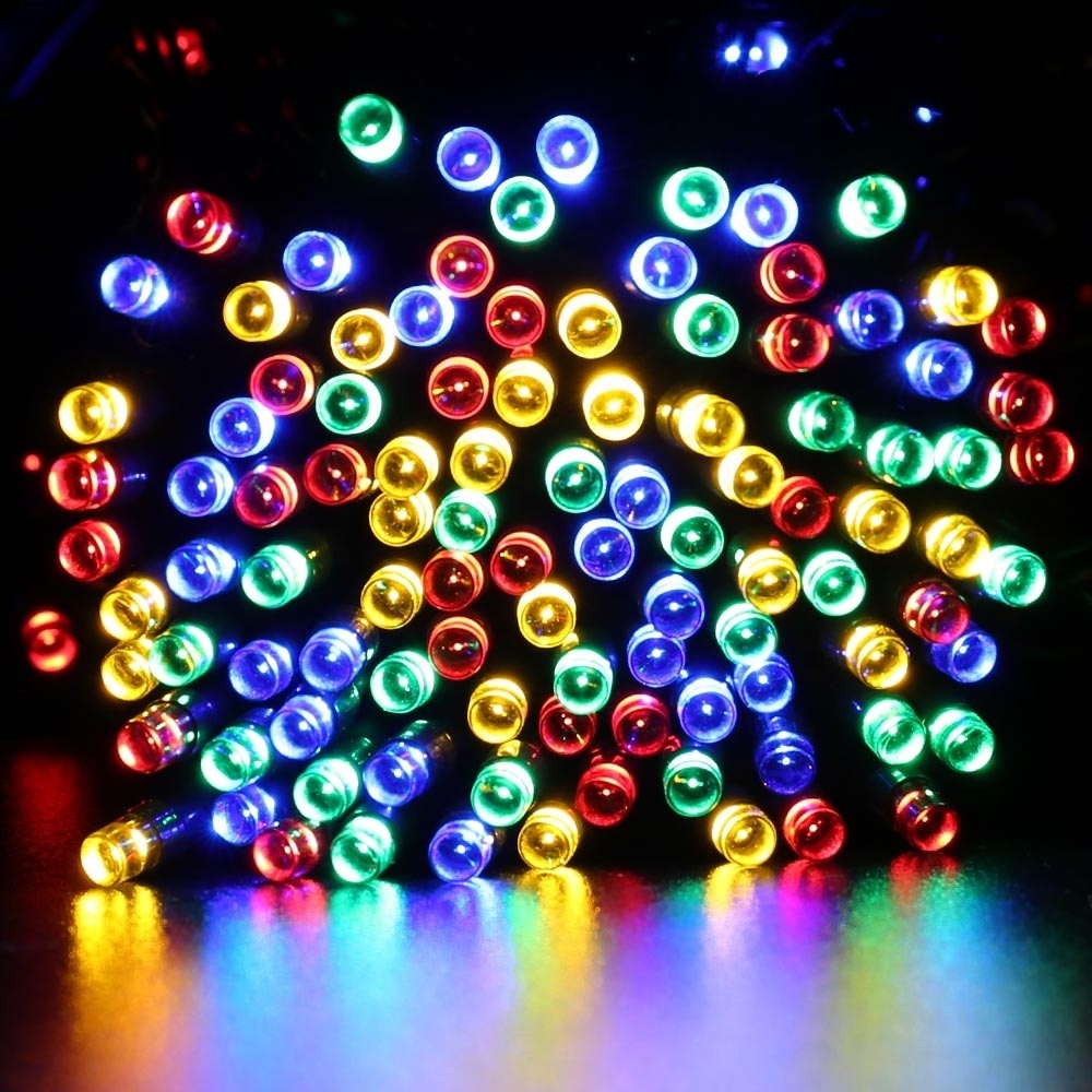 200LED Multicolor Waterproof Christmas LED Solar Powered String Lights