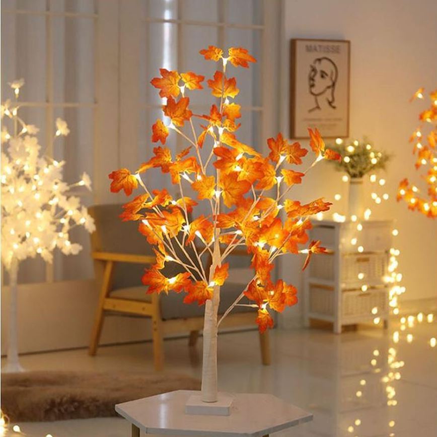 Led Copper Wire Light Tree Light Touch Switch Maple Led Light tree ...