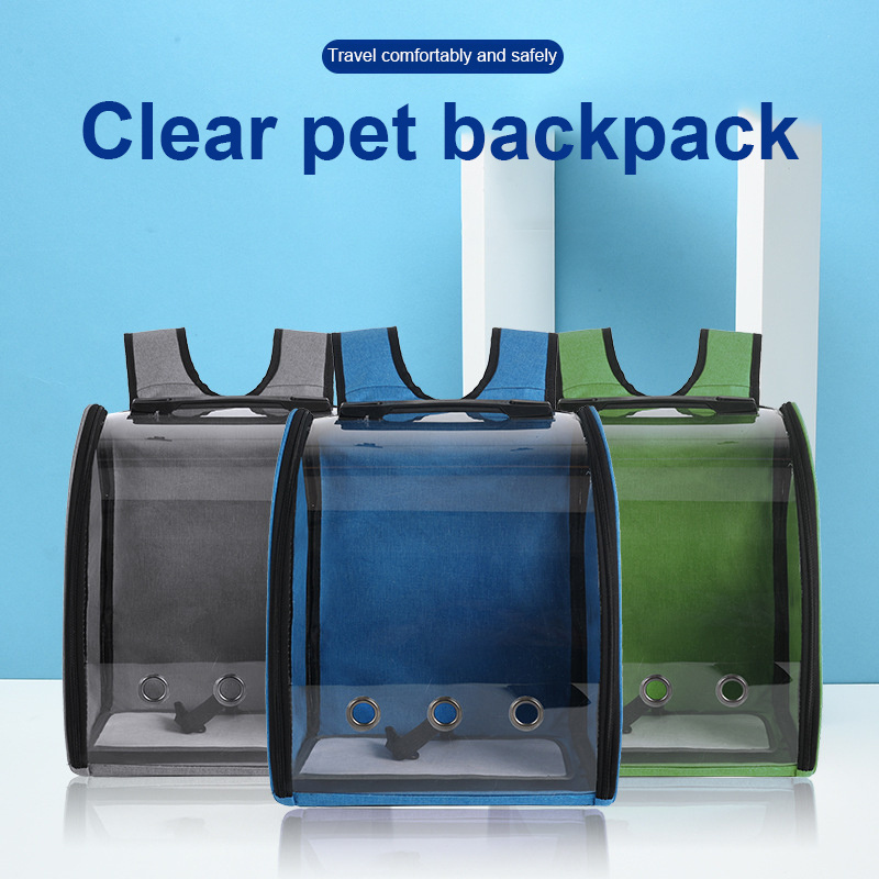 Pet Space Capsule Backpack Small Medium Cat Puppy Dog Carrier Transparent Breathable Heat Proof Pet Carrier