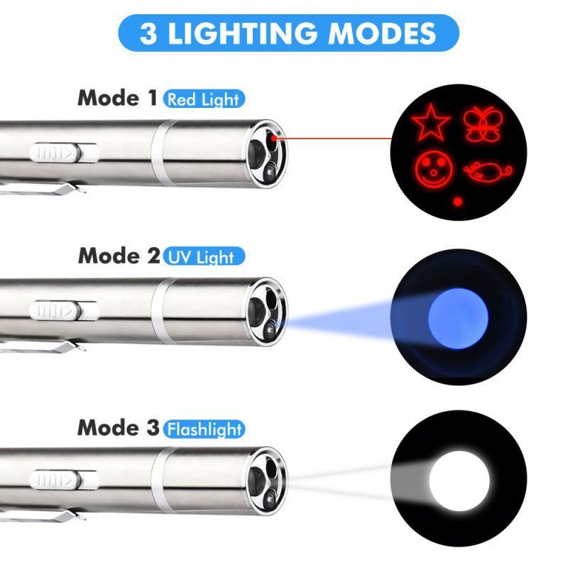 7 in 1 Cat laser pointer USB recharge cat laser toy