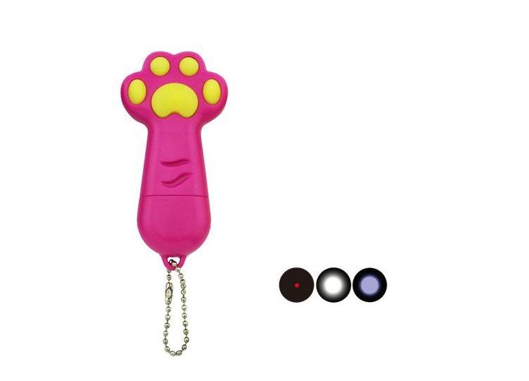 Cute Laser Pointer Cat Toy Paw Beam USB Charge  Cat Training Chaser Toy