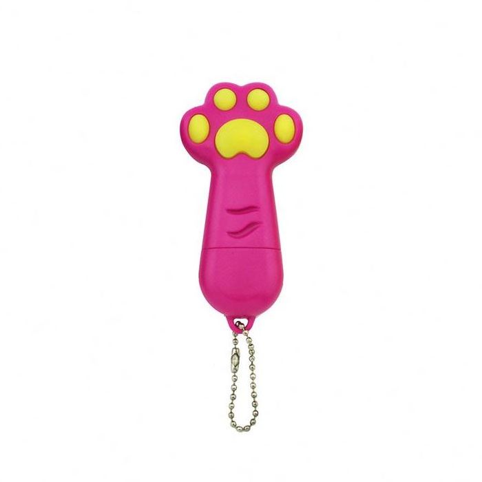 Cute Laser Pointer Cat Toy Paw Beam USB Charge  Cat Training Chaser Toy