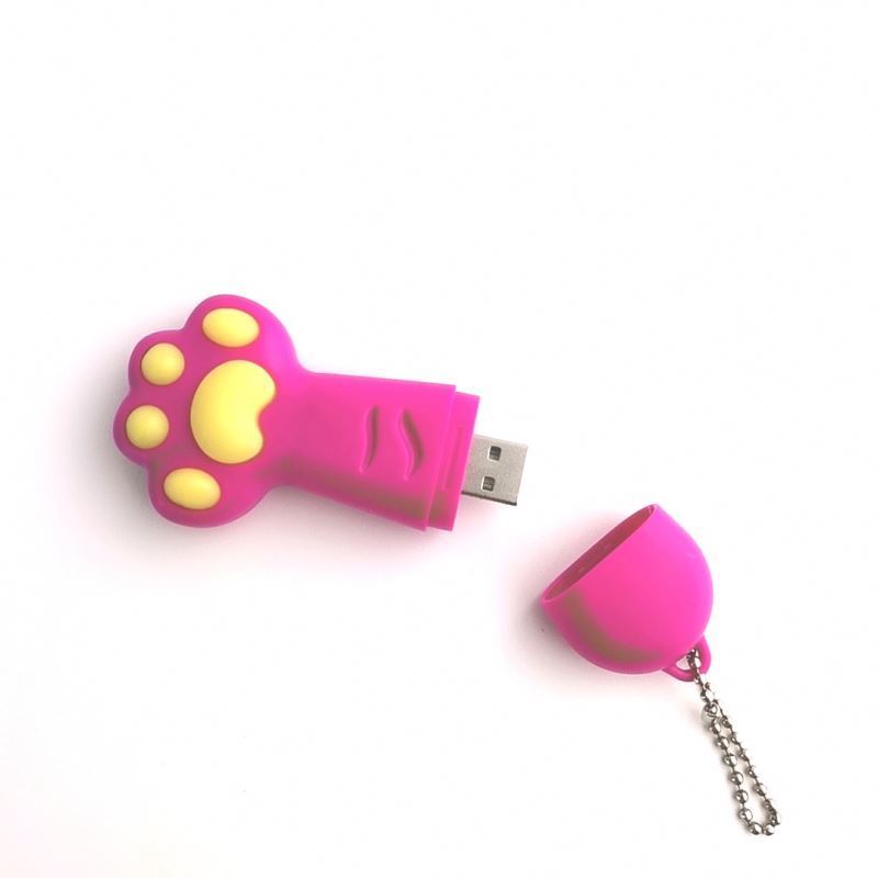 Cute Laser Pointer Cat Toy Paw Beam USB Charge  Cat Training Chaser Toy