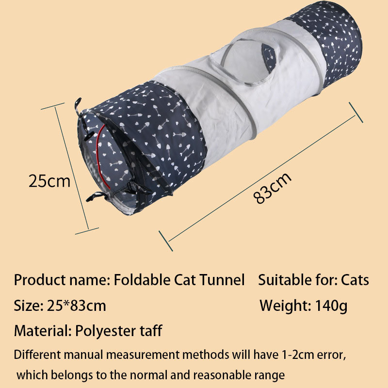 Cat Agility Equipment Pet Play Tunnel Toy for Pets Outdoor Training and Exercise