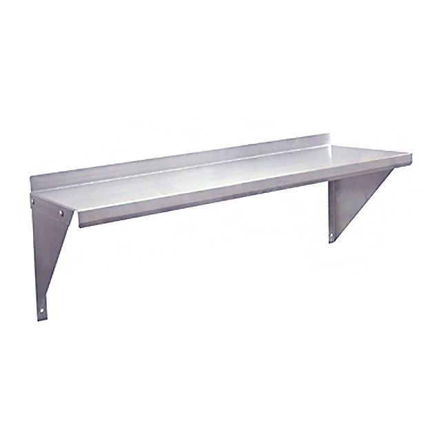 Aluminium decorative floating home wall shelf