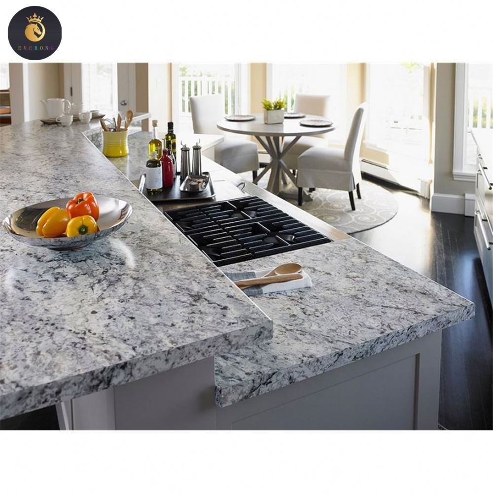 Home Kitchen Countertops Eased Polished Edges Tops Granite Kitchen Designs 2-3g/cm3 5 Years Provide 3/4