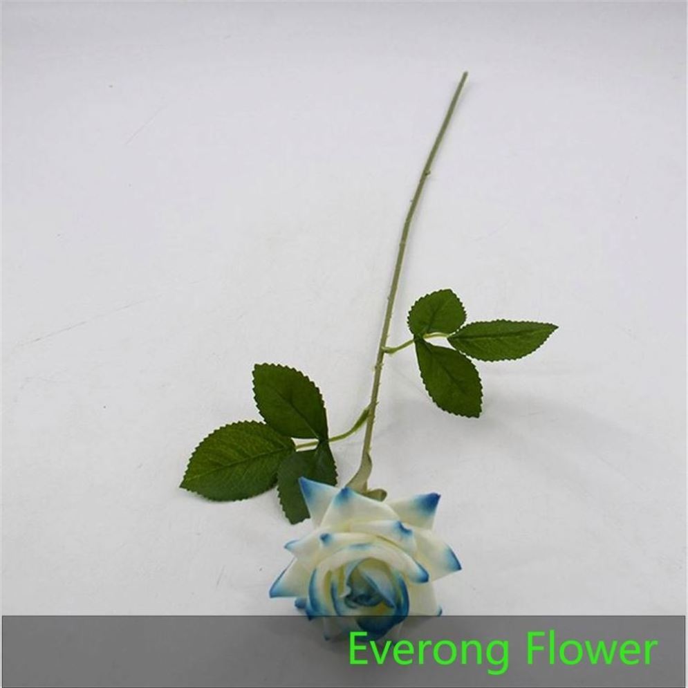 Everongflower artificial silk vision live forever single rose for wedding decorate flowers