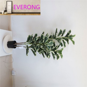 Factory Direct Selling Other Home Decor Bonsai Tree Plastic Preserved Artificial Real Touch Fiddle Leaf Fig Tree Ficus Lyrata