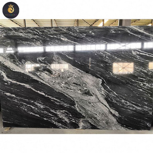 Hot Popular Low Price Natural Stone Cosmic Black Granite Slab