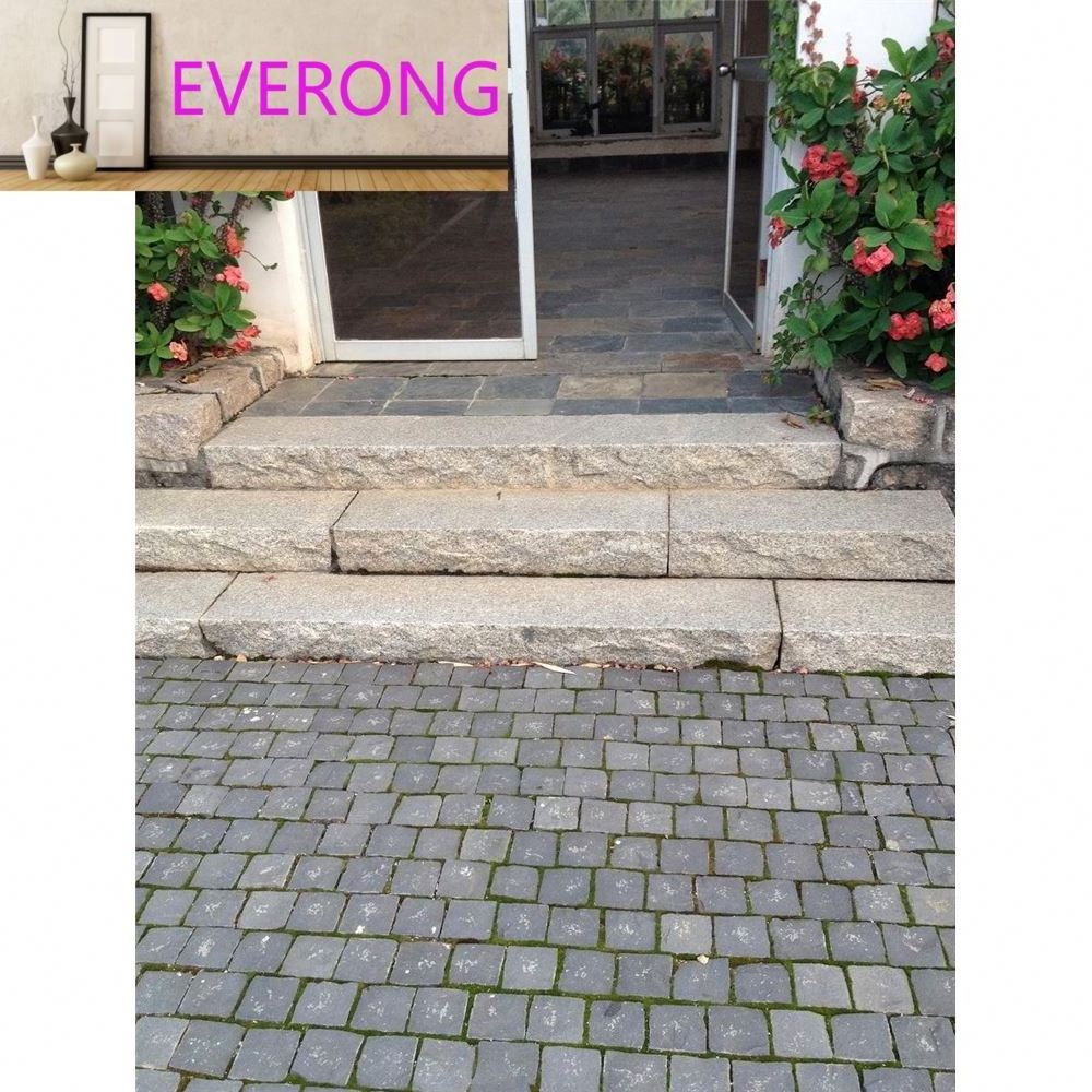 Factory Price Natural Zhangpu Black Basalt G685 Charcoal Black Granite Cobblestone Outdoor Paving Cobble Stones