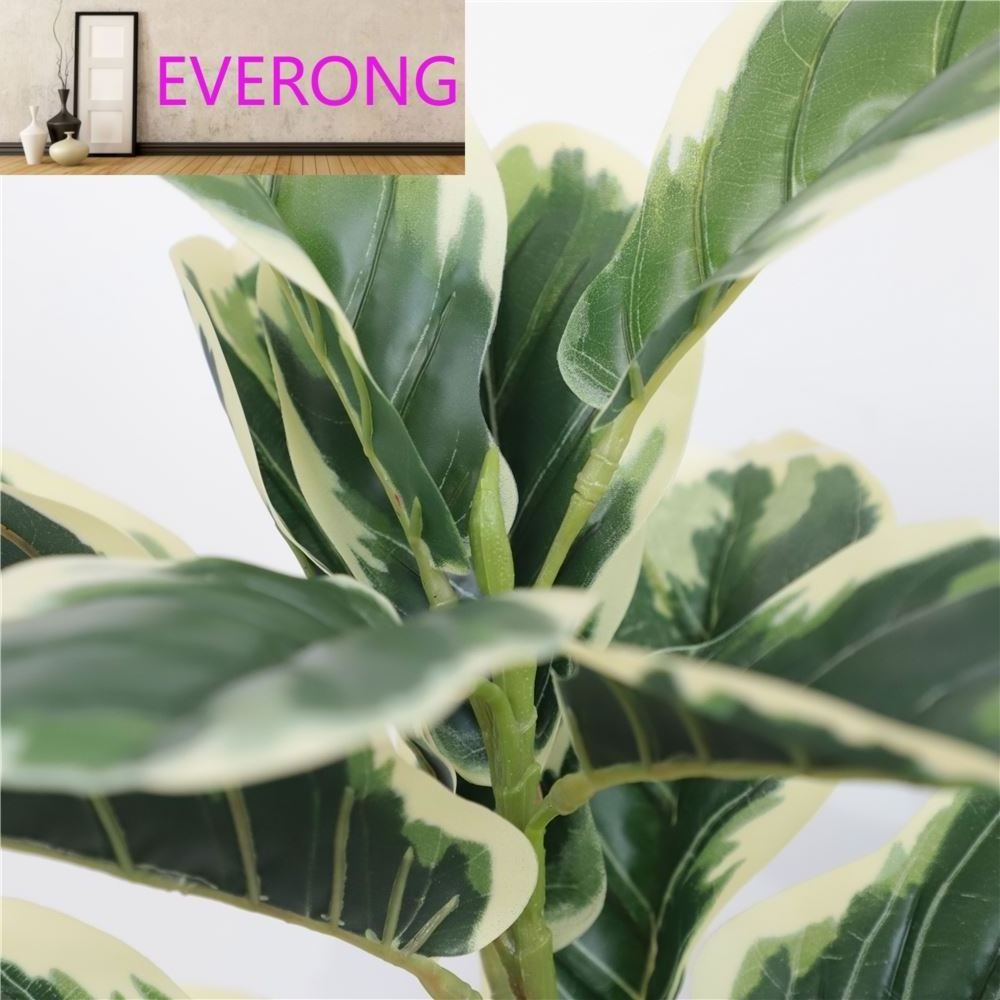 Factory Direct Selling Other Home Decor Bonsai Tree Plastic Preserved Artificial Real Touch Fiddle Leaf Fig Tree Ficus Lyrata