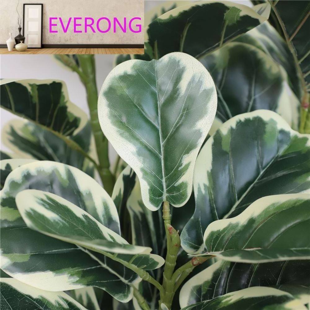 Factory Direct Selling Other Home Decor Bonsai Tree Plastic Preserved Artificial Real Touch Fiddle Leaf Fig Tree Ficus Lyrata