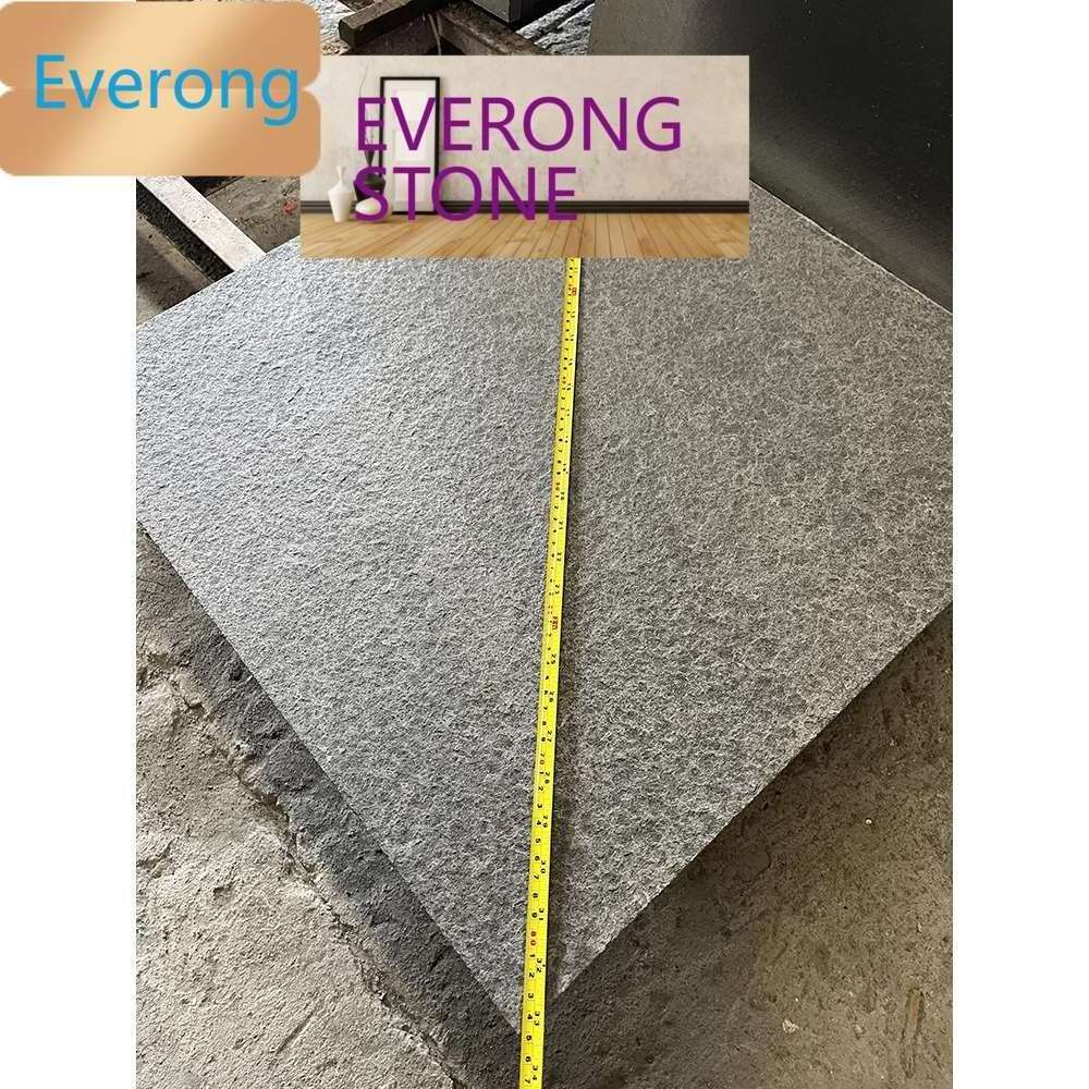 Cheap Outdoor Natural Black Flamed Black Light Grey philippines 60x60 Paving Stone Granite Floor Tiles Slab price for sale