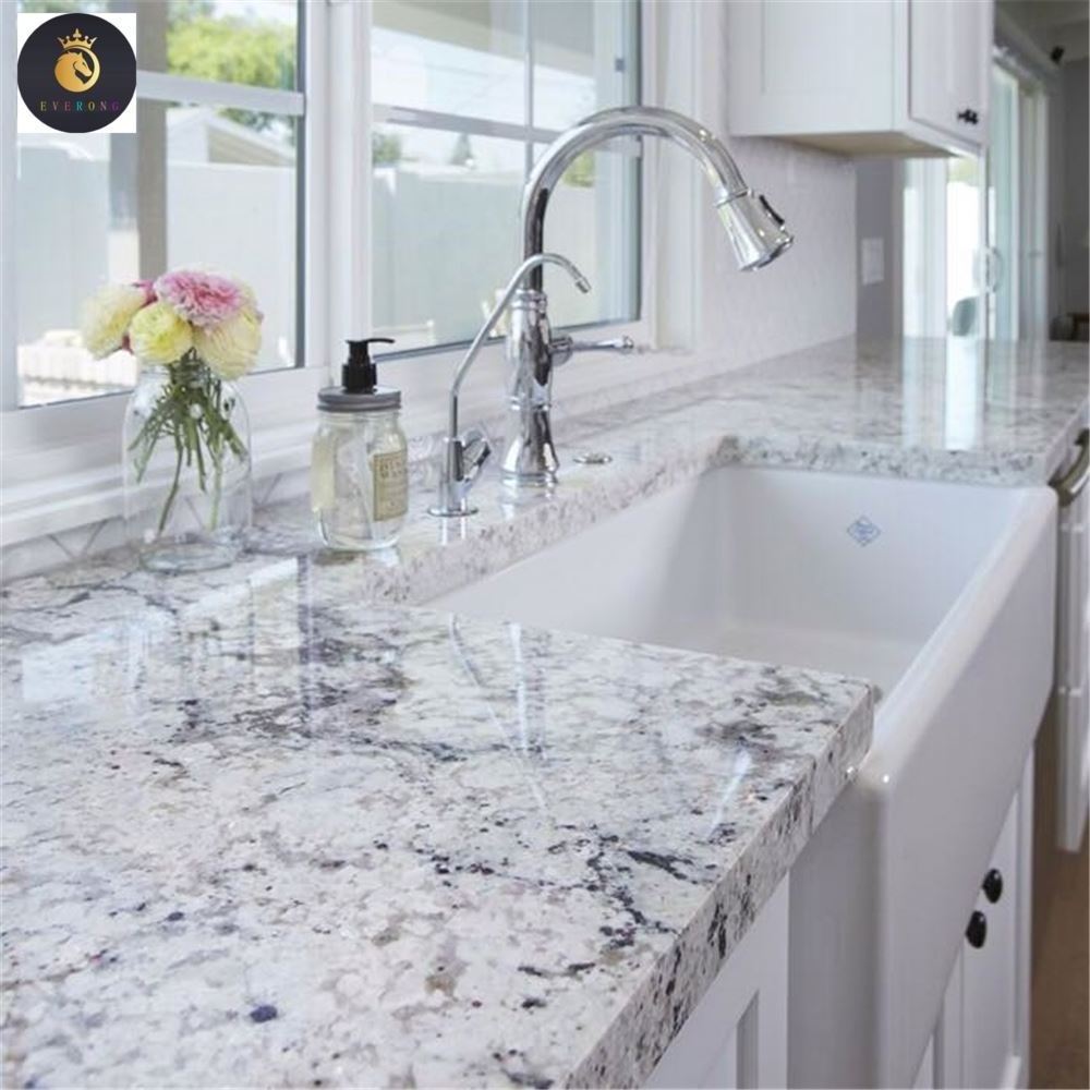 Home Kitchen Countertops Eased Polished Edges Tops Granite Kitchen Designs 2-3g/cm3 5 Years Provide 3/4