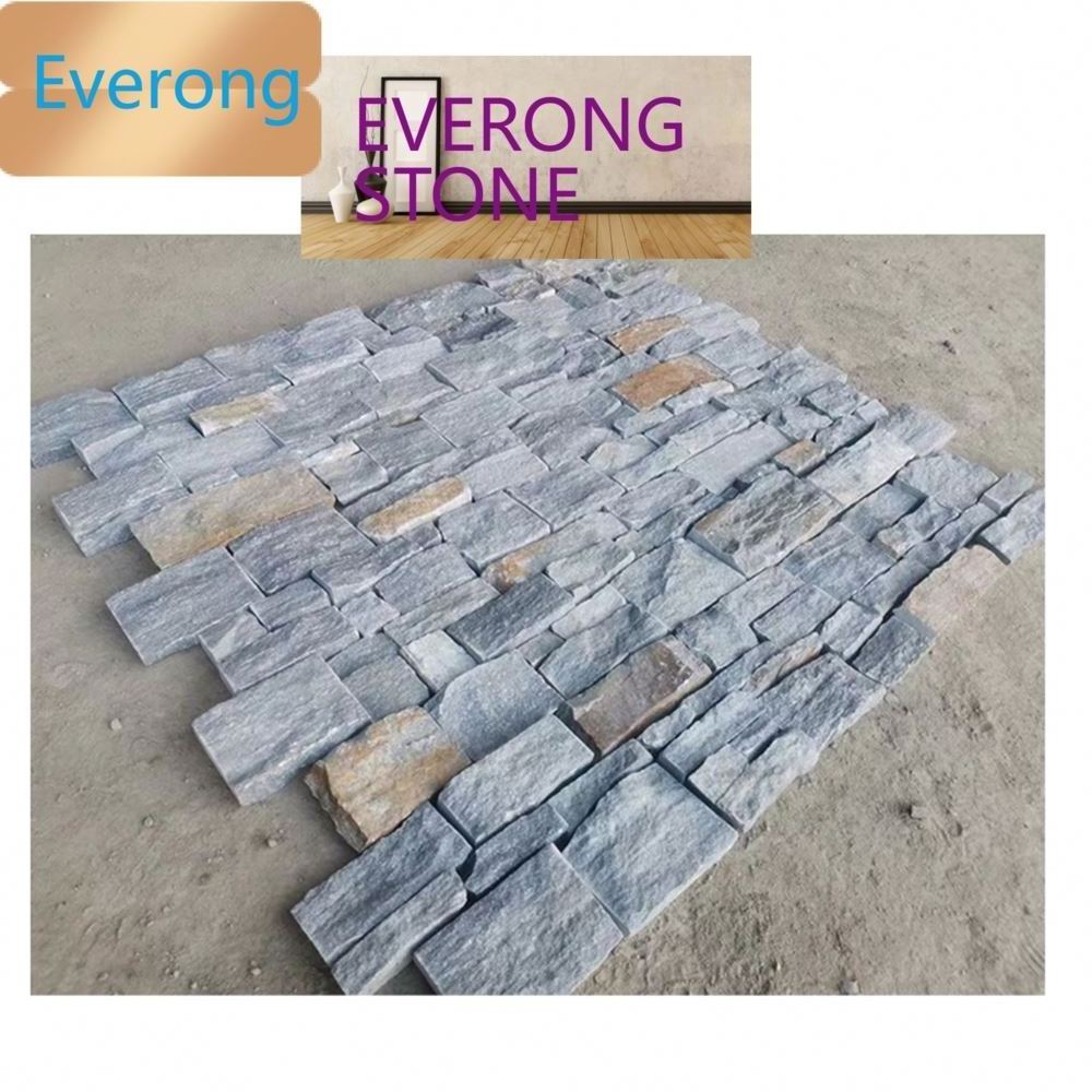 Blue Culture Slate Stone For Villa Wall And Flooring Decoration Slate Stone