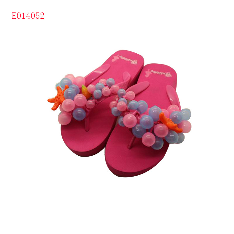 Colourful ladies bubble slippers flip flops