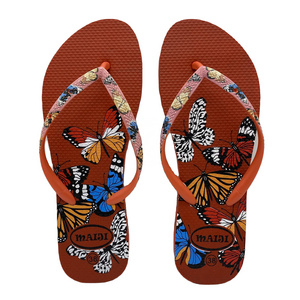 2021 new design lady flip flop slipper oem rubber flip flops