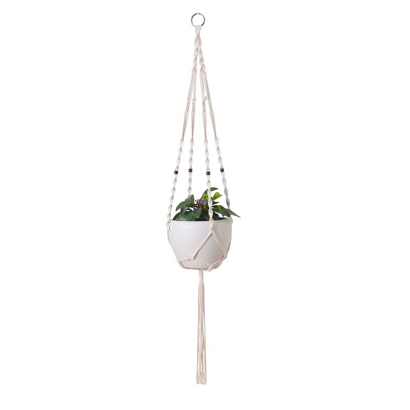 Factory Direct Plant Hangers Set Hanging Planters Handmade Cotton Rope Flower Pot Holder Planter Hanger with Hooks