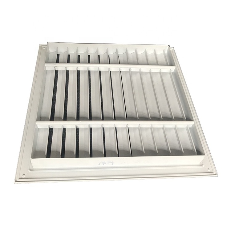 Ventilation Aluminum Louver Square Vent Waterproof Exhaust Air Outlet Louver with Small Blades