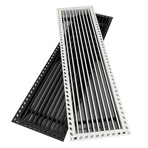 HVAC System Linear Ceiling Air Diffuser ABS Embedded Aii Conditioning Diffuser