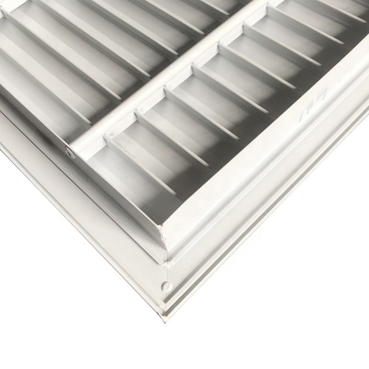 Ventilation Aluminum Louver Square Vent Waterproof Exhaust Air Outlet Louver with Small Blades