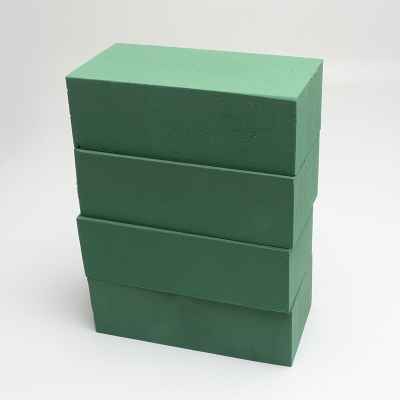 Wholesale Wet Floral Foam Bricks Green Florist Styrofoam Blocks for Spring Fresh Flower Arrangement and Crafts Supply