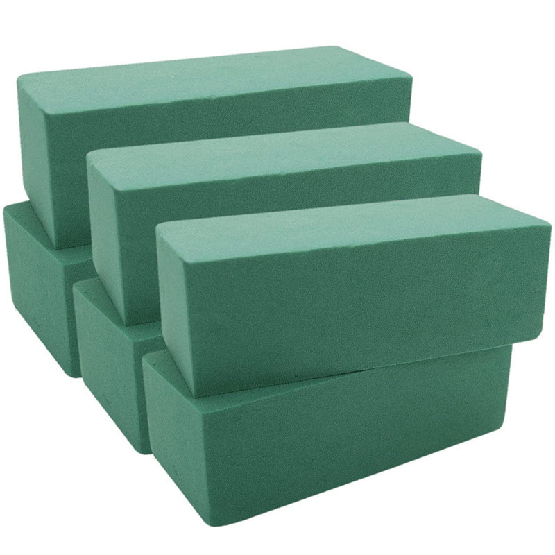 Wholesale Wet Floral Foam Bricks Green Florist Styrofoam Blocks for Spring Fresh Flower Arrangement and Crafts Supply