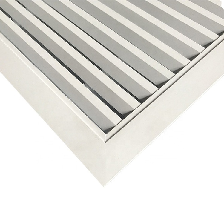 Ventilation Aluminum Louver Square Vent Waterproof Exhaust Air Outlet Louver with Small Blades