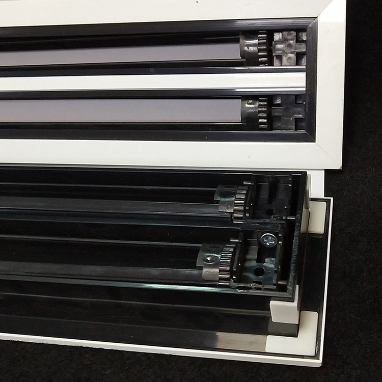 HVAC Diffuser Manufacturer Customized Size Air Conditioning Vent Cover Aluminum Slot Linear Bar Grille