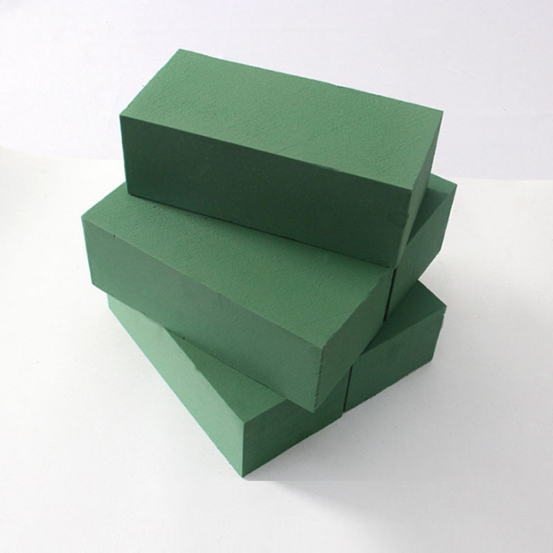 Wholesale Wet Floral Foam Bricks Green Florist Styrofoam Blocks for Spring Fresh Flower Arrangement and Crafts Supply