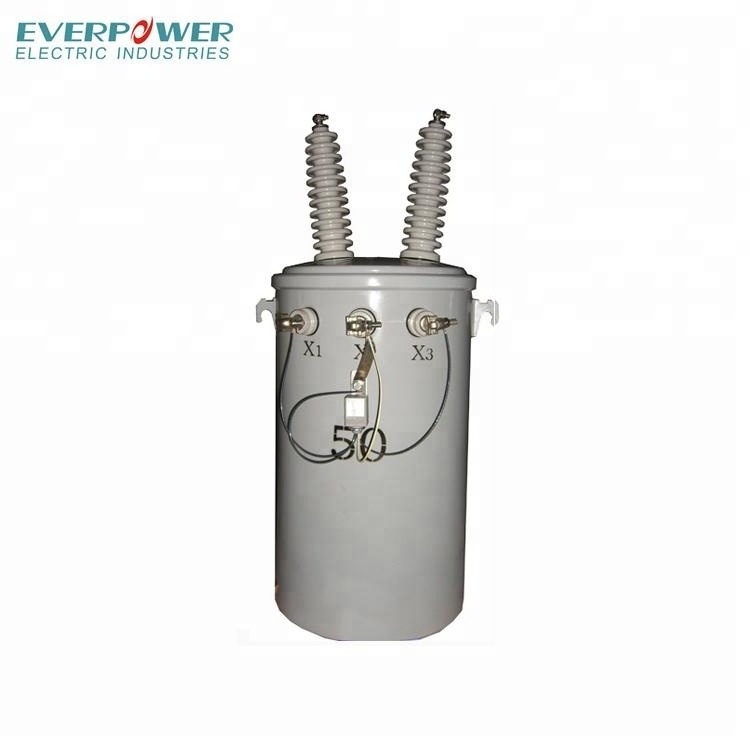 25KVA  distribution transformer 17320/220V single phase pole-mounted transformer completely self-protected transformer