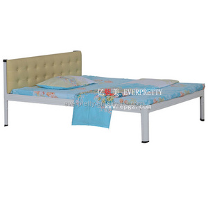 Modern stainless steel single beds for children, stackable wrought iton single kids bedroom metal bed frame