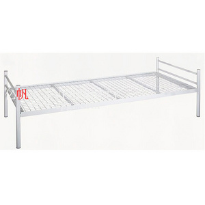 Commercial home furniture metal bed,single stackable metal bed frame,super single bed frame