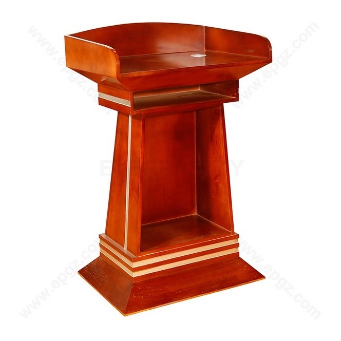 High Quality Modern Luxury Wood Speech Table Design