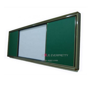 Sliding classroom whiteboard/greenboard, high quality student school board, university teaching whiteboard