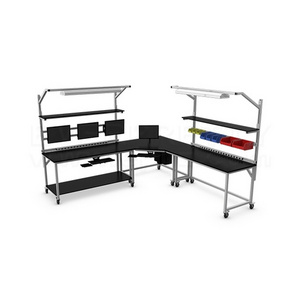 Cheap price ESD workstation lab workbench Physical table lab equipments all round solution for school lab