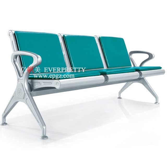 Airport Stacked Chairs three-person stainless steel waiting chair infusion chair  reinforcement  public seat