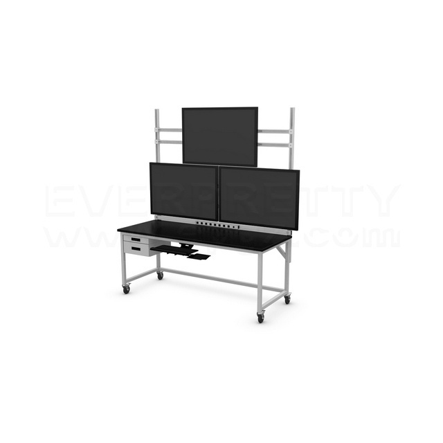 Cheap price ESD workstation lab workbench Physical table lab equipments all round solution for school lab