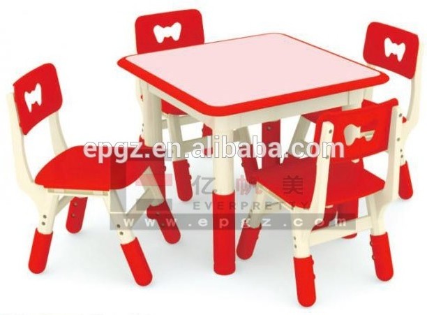 Kindergarten furniture daycare study school kids table and chair