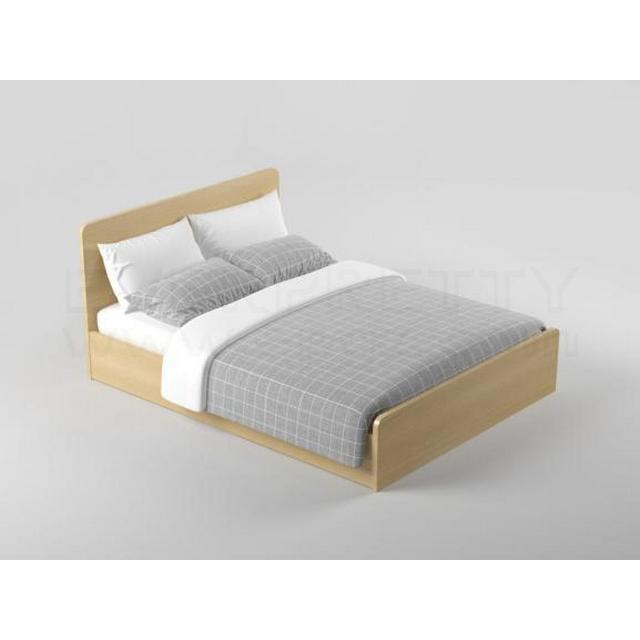 Nice factory  supplier cheap sale  hot sale bedroom  furniture big size double bed solid wood  frame bed for adults